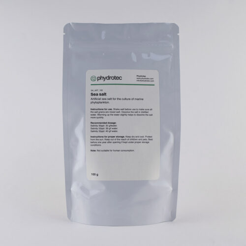 Kunstmatig zeezout voor de kweek van marien fytoplankton - 100 gram.