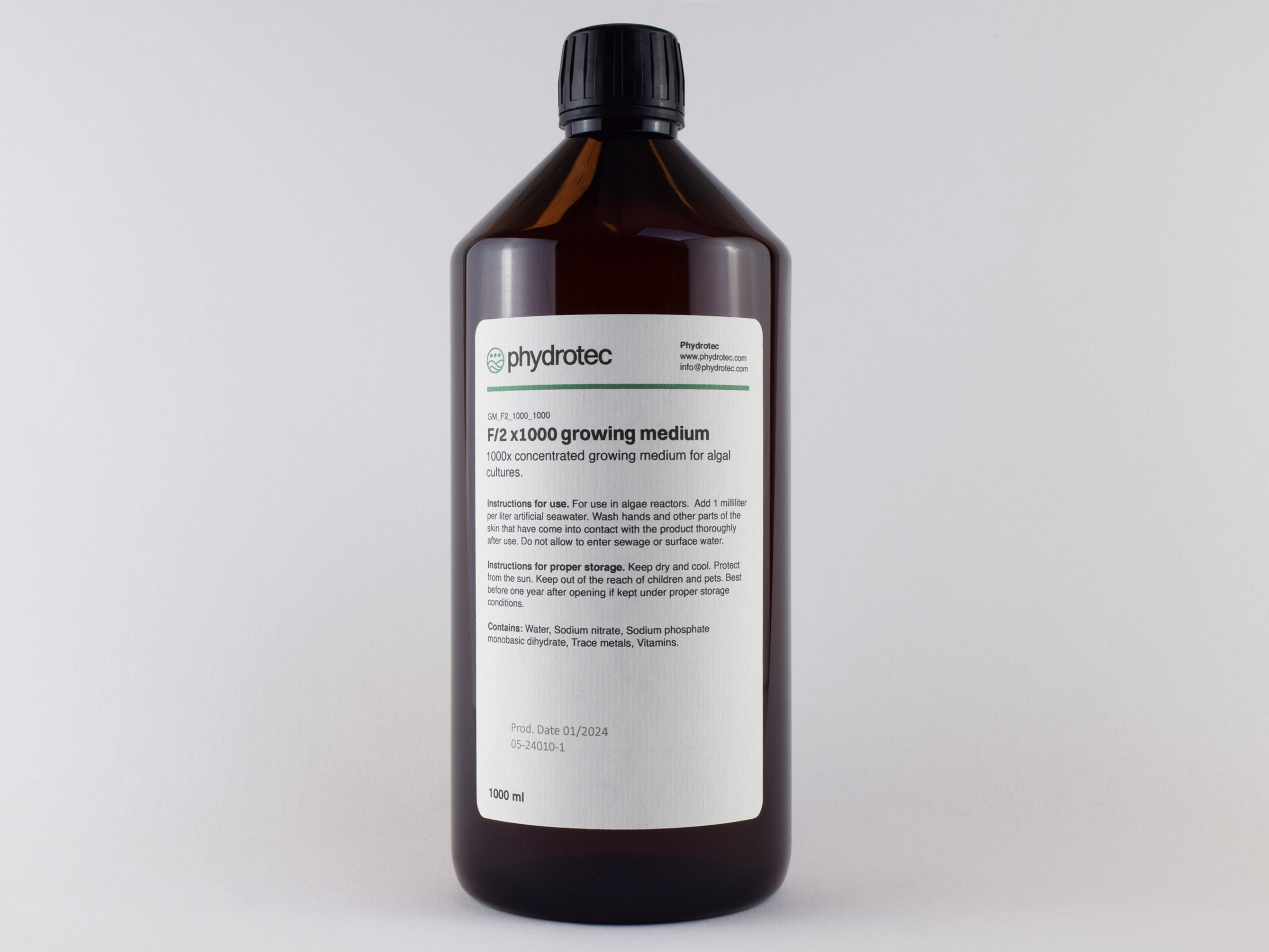 Guillard F/2 algenmeststof - 1000ml